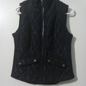Westport S vest quilted color blue metalic strech